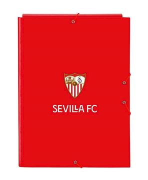 Imagen de Carpeta Folio 3 Solapas Sevilla Fc 26x33,5x2,5 Cm