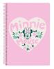 Imagen de Libreta Cuarto 80 H. Tapas Duras Minnie Mouse "Minty" 15,5X22X1Cm