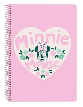 Imagen de Libreta Cuarto 80 H. Tapas Duras Minnie Mouse "Minty" 15,5X22X1Cm