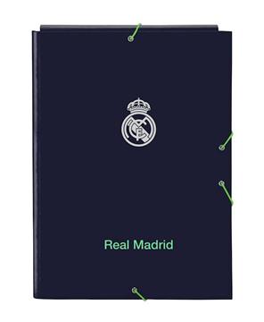 Imagen de Carpeta Folio 3 Solapas Real Madrid 2ª Equipacion 25/26 26X33,5X2,5Cm