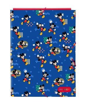 Imagen de Carpeta Folio 3 Solapas Mickey Mouse "Today" 26X33,5X2,5Cm