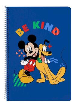 Imagen de Libreta Folio 80 H. Tapas Duras Mickey Mouse "Today" 21,5X31X1Cm