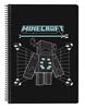 Imagen de Libreta Cuarto Tapas Duras Minecraft 80 H. 15,5x22x1Cm