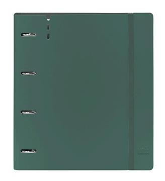 Imagen de CARPEBLOCK PP FOAM 4 ANILLAS 35MM CON RECAMBIO SAFTA "DARK GREEN" 27X32X4 CM