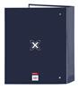 Imagen de Carpeta F. 4 Anillas 35Mm Lomo Ancho Munich "Blue Indigo" 27x33x6 Cm
