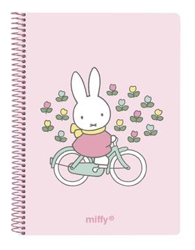 Imagen de Bloc 120 Hojas Miffy "Flores" 11,8x14,6 Cm