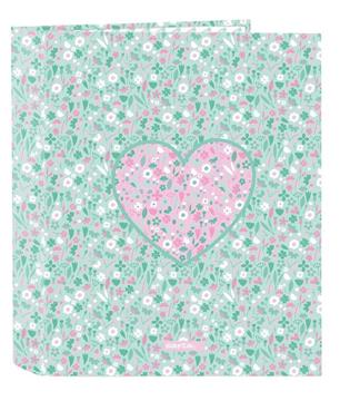 Imagen de Carpeta F. 4 Anillas 35Mm Lomo Ancho Safta "Cuore" 27x33x6 Cm