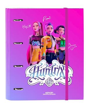 Imagen de Carpeta 4 Anillas 35Mm C/Recambio K-Pop Demon Hunters - Stationery 27X32X3,5Cm