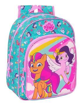 Imagen de MOCHILA INFANTIL ADAPTABLE A CARRO MY LITTLE PONY "MAGIC" 26X34X11 CM