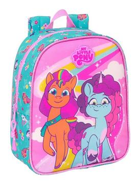 Imagen de MOCHILA GUARDERIA ADAPTABLE A CARRO MY LITTLE PONY "MAGIC" 22X27X10 CM