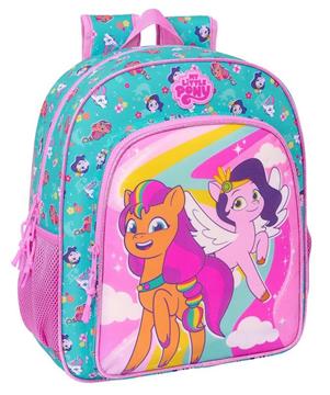Imagen de MOCHILA JUNIOR ADAPTABLE A CARRO MY LITTLE PONY "MAGIC" 32X38X12 CM