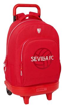 Imagen de MOCHILA GRANDE CON RUEDAS COMPACT EXTRAIBLE SEVILLA FC 33X45X22 CM
