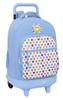 Imagen de Mochila Grande con Ruedas Smiley World "Joyful" 33X45X22Cm