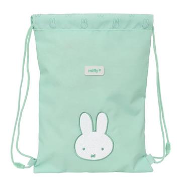 Imagen de SACO PLANO JUNIOR REC Y REP.AGUA MIFFY "MENTA" 26X34X1 CM