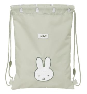 Imagen de SACO PLANO JUNIOR REC Y REP.AGUA MIFFY "NIEBLA" 26X34X1 CM