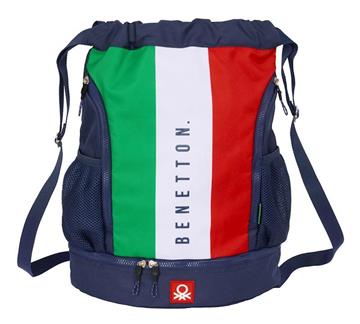 Imagen de Saco Mochila Benetton "Flag" 35X40X1Cm