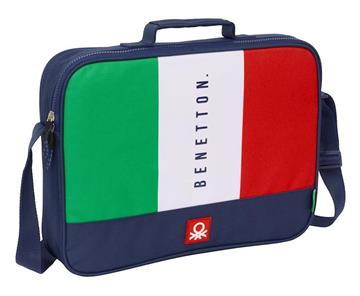Imagen de Cartera Extraescolares Benetton "Flag" 38X28X6Cm
