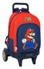 Imagen de Mochila Grande Con Ruedas Compact Evol. Ext. Super Mario "Trick" 33X45X22Cm