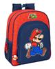 Imagen de Mochila Junior Adaptable a Carro Super Mario "Trick" 32X38X12Cm