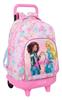 Imagen de Mochila Grande Con Ruedas Compact Extraible Barbie "Painterly" 33X45X22Cm