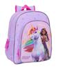 Imagen de Mochila Junior Adapt.Carro Unicorn Academy 32x38x12 Cm