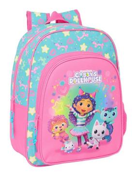Imagen de Mochila Infantil Adaptable a Carro Gabby'S Dollhouse "Confetti" 26x34x11 Cm