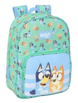 Imagen de Mochila Infantil Adapt.Carro Bluey "Sisters" 26x34x11 Cm