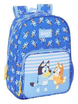 Imagen de Mochila Infantil Adapt.Carro Bluey "Let'S Play" 26x34x11 Cm