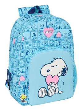 Imagen de Mochila Adaptable a Carro Snoopy "Love" 30X46X14Cm