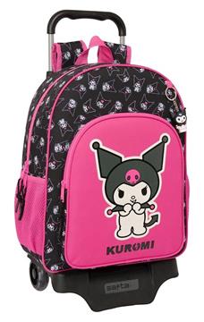 Imagen de Mochila y Carro Kuromi 33x42x14 Cm