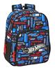 Imagen de Mochila Infantil Adapt.Carro Hot Wheels 27x33x10 Cm