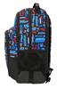 Imagen de Mochila Doble Adaptable a Carro Hot Wheels 32x42x15 Cm