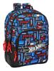 Imagen de Mochila Doble Adaptable a Carro Hot Wheels 32x42x15 Cm