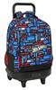 Imagen de Mochila Grande Con Ruedas Compact Ext.Simple Hot Wheels 33x45x22 Cm