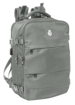 Imagen de Mochila Viaje Cabina Portatil 15,6'' Real Madrid Gris 29x44x19 Cm