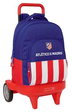 Imagen de Mochila Grande con Ruedas Compact Evol. Ext. Atlético De Madrid 33x45x22 Cm