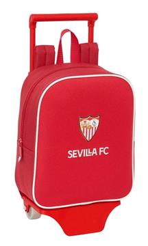 Imagen de Mochila con Carrro Resistente al Agua Sevilla Fc 22x27x10 Cm