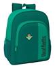 Imagen de Mochila Junior Adapt.Carro Resis Agua Real Betis Balompie 32x38x12 Cm