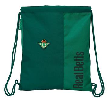 Imagen de Saco Deportivo Cremallera Res Agua Real Betis Balompie 35x40x1 Cm