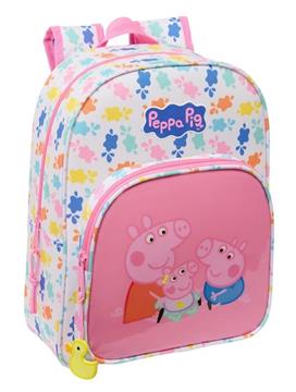 Imagen de Mochila Infantil Adapt.Carro Peppa Pig "Baby Pig" 26X34X11Cm