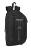 Imagen de Mini Mochila Cremallera Vertical Kappa "Dark" 22X39X10Cm