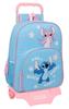 Imagen de Mochila con Carro de Stitch "Happy" 33x42x14 Cm