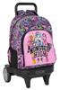 Imagen de Mochila Grande Con Ruedas Compact Evol. Ext. Monster High "Drama" 33X45X22Cm