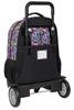 Imagen de Mochila Grande Con Ruedas Compact Evol. Ext. Monster High "Drama" 33X45X22Cm