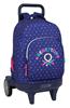 Imagen de Mochila Gde. C/Ruedas Compact Evol. Ext. Benetton "Drop" 33X45X22Cm