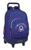 Imagen de Mochila Gde. C/Ruedas Compact Extraible Benetton "Drop" 33X45X22Cm