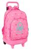Imagen de Mochila Gde. C/Ruedas Compact Extraible Benetton "Heart" 33X45X22Cm