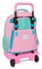 Imagen de Mochila Gde. C/Ruedas Compact Extraible Benetton "Dolce" 33X45X22Cm