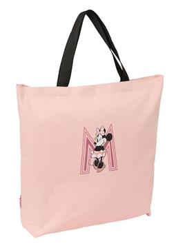 Imagen de SHOPPING BAG PLEGABLE MINNIE "BLUSH" 50X45X10 CM