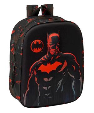 Imagen de MOCHILA GUARDERIA 3D BOLSILLO RED BATMAN 22X27X10 CM